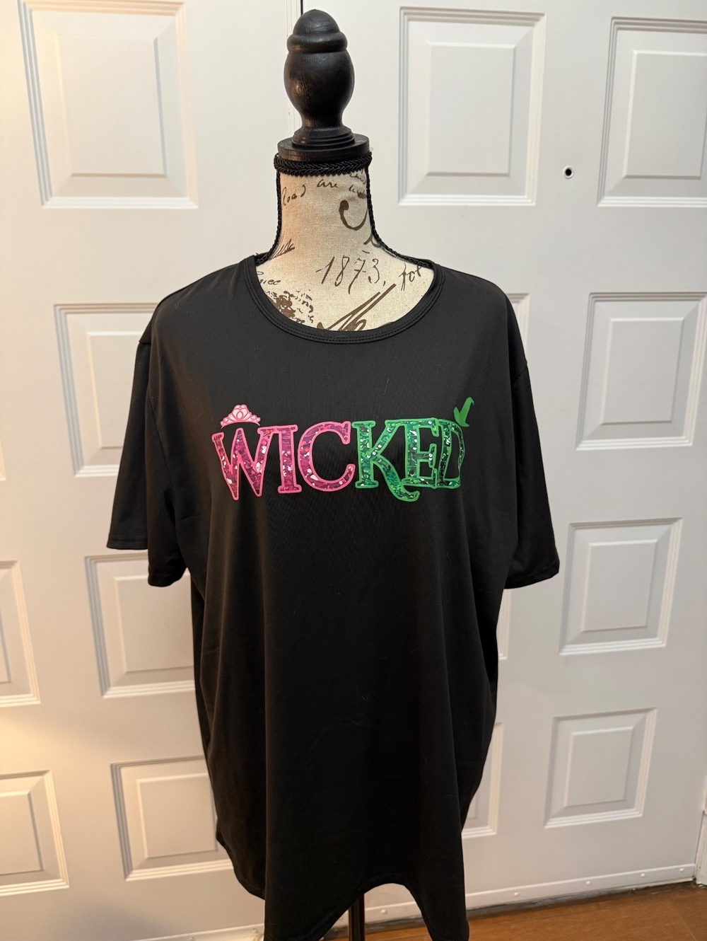 Black Wicked Graphic T-Shirt - Picture 2 of 8